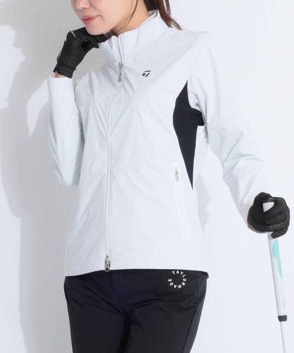 未使用★パーリーゲイツ 総柄プリントジャケットコート マルチカラー 白 1 未使用☆パーリーゲイツ 総柄プリントジャケットコート マルチカラー