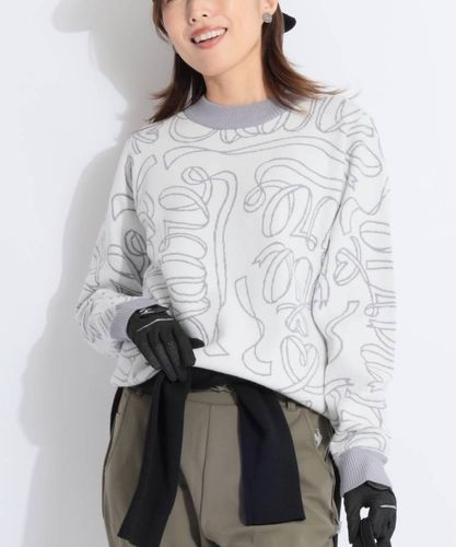 ブリーフィングゴルフ BR プードルボアタートルネックニット