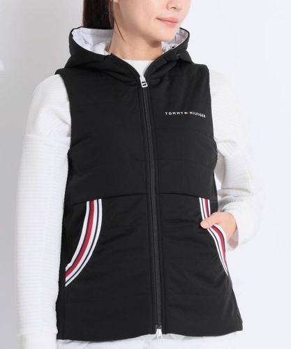 マリクレールスポーツ (フィットネス） MF 素材切替スタンドネック中綿