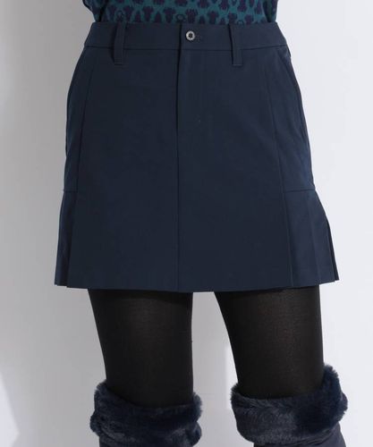 パーリーゲイツ PG 【透湿保温】チェック柄バックプリーツスカート