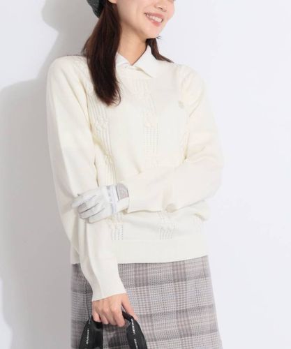 ブリーフィングゴルフ BR プードルボアタートルネックニット