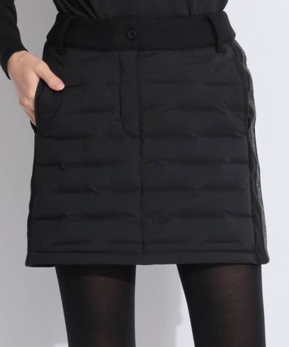 セントアンドリュース SA 【防風撥水】裾ファー切替ヘリンボーン中綿