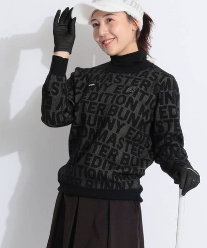 ニューバランスゴルフ NB スリーブ3Dロゴモックネックニット