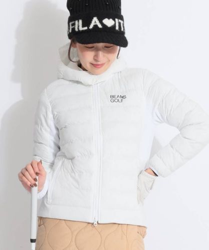 パーリーゲイツ PG 収納袋付きバックロゴ2WAYダウンジャケット