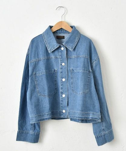 Hymn LIPA｜ワイドデニムジャケット [[IZK24046-used]][F