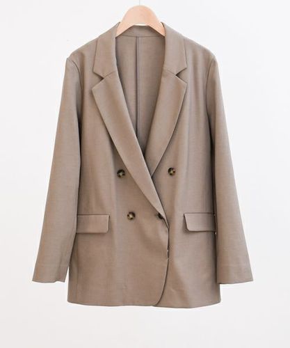 Wrapin nine 9｜フェイクリングウールテーラーミドルコート [[235535