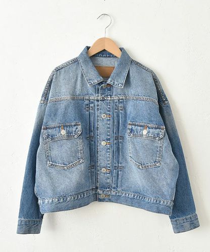 美品 大人気 パラスパレス ボトルネックデニムジャケット 2 Hymn LIPA｜ワイドデニムジャケット [[IZK24046-used]][F