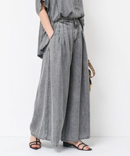 CYAN TOKYO｜ドレープPKサイドタックワイドパンツ [[504359]][F