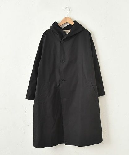 08Mab｜綿麻デニム一つボタンロング羽織 [[CF-1224HF1099]][C