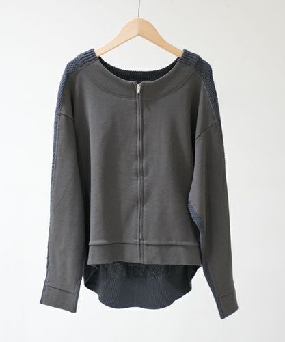 HUMS｜デニムコンビジップカーデ [[RNK-2592]][C] | ma28 ONLINE