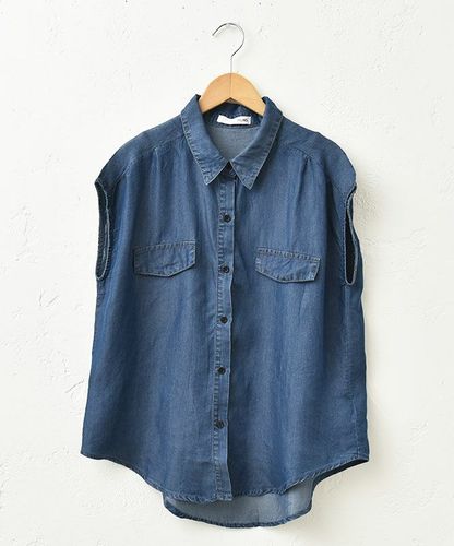 JOHNBULL ミューズ ドゥドゥーズィエムクラス デニムシャツ ジョンブル JOHNBULL/ジョンブル】DENIM SHIRT（シャツ／ブラウス