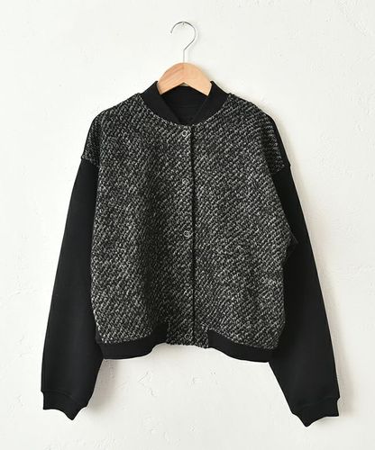 Audrey and John Wad｜ツイード柄ニットジャケット [[L5702]][C