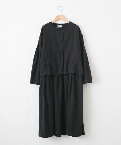 08Mab｜リネン細ピンタックワンピース [[CF-1225HF1326]][C] | ma28