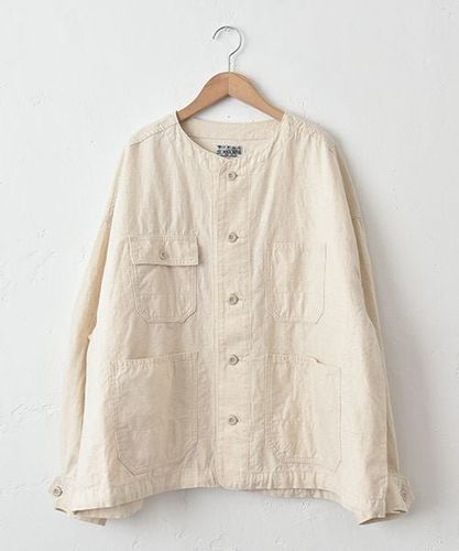 ichi Antiquite's 綿麻vintageツイルジャケット ichi Antiquite's｜ストライプジャケット [[1000919]][C] | ma28
