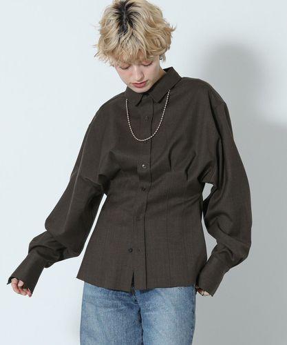 新品タグ付き Gready Brilliant デニム2wayスリーブシャツ