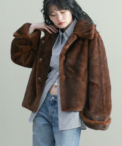 Gready Brilliants.ミンクライクファーショートジャケット | SEKIMIKI