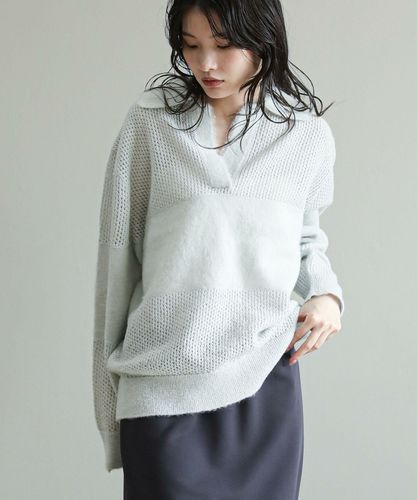 Gready BrilliantシャギーVネックニット | SEKIMIKI Online