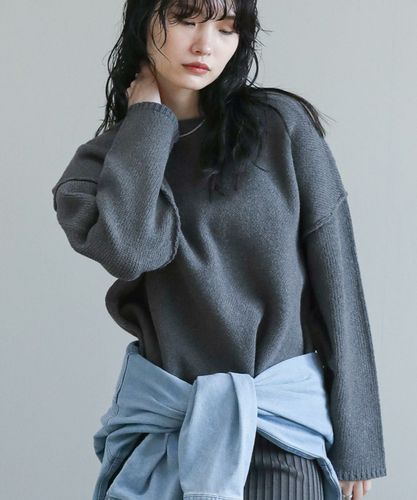 Gready Brilliantケーブル柄Vネックプルオーバー | SEKIMIKI Online