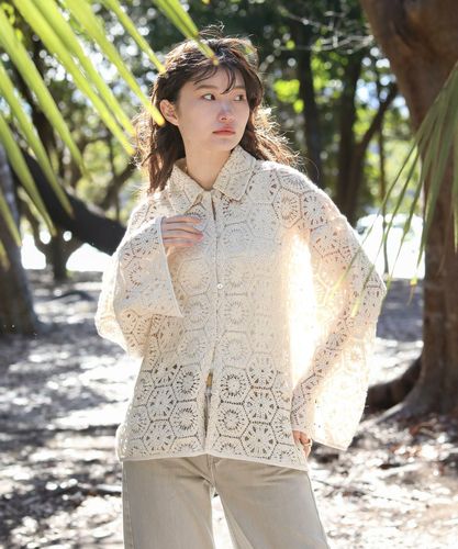 The rejoiceコットンレースショートシャツ【MANOF】 | SEKIMIKI Online