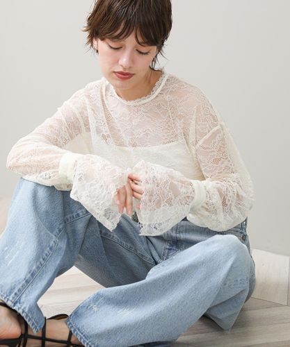 The rejoiceコットンレースショートシャツ【MANOF】 | SEKIMIKI Online