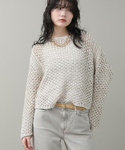 美品 セオリー 定価3万2千 メッシュ ニットプルオーバー ホワイト S 近年 The rejoiceMIXメッシュニットプルオーバー | SEKIMIKI Online