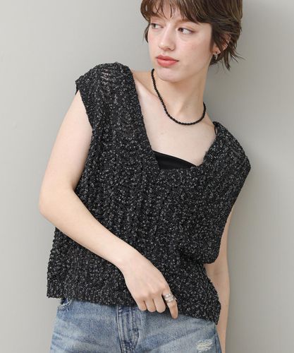 YENN イエン　MIXハンドニットベスト　新品 The rejoiceMIXハンドニットベスト【YENN】 | SEKIMIKI Online