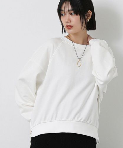 Gready Brilliantブルー糸刺繍プリントロンT | SEKIMIKI Online