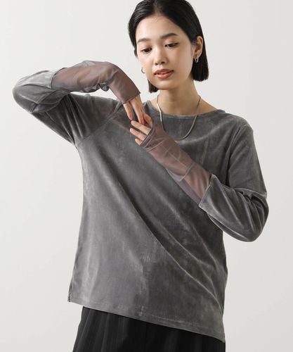 Gready Brilliants.ダンボール×ニット切替プルオーバー | SEKIMIKI Online