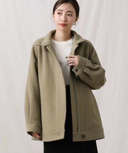 Gready Brilliantウールツィード大衿ショートコート | SEKIMIKI Online