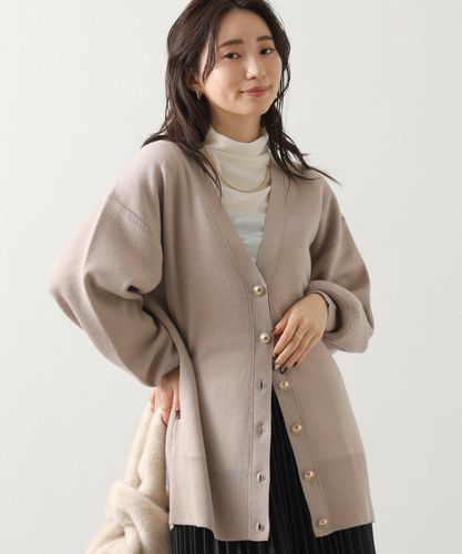 Gready Brilliants.シアーシャーリングVネックカーディガン