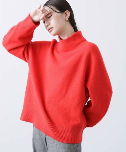 Gready Brilliantウールカシミヤハイネックホールガーメントプル