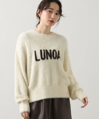 Gready Brilliantアルパカ混起毛ハンドクルーネックニット | SEKIMIKI