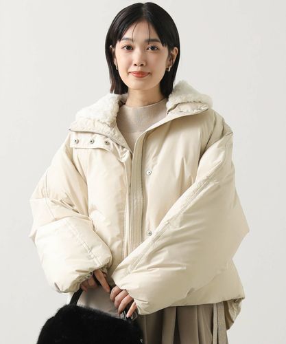 Gready Brilliantボアバイカラーフードジャケット | SEKIMIKI Online