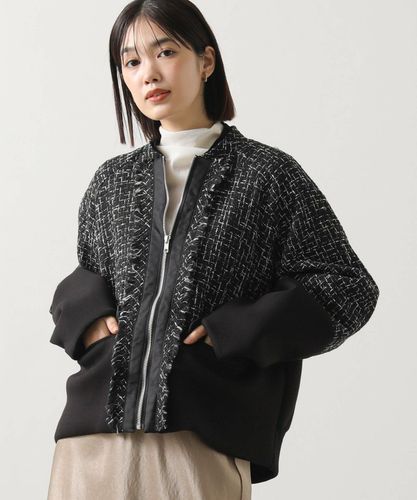 Gready Brilliant　ツィードｍａ－１スリーブブルゾン　今季 Gready Brilliant ツィードma－1スリーブブルゾン 今季