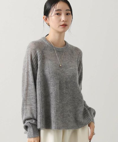 【ひろりん】アルチビオ＊アルパカ混ニット＊パーリーゲイツニットまとめ Gready Brilliantアルパカ混起毛ハンドクルーネックニット | SEKIMIKI