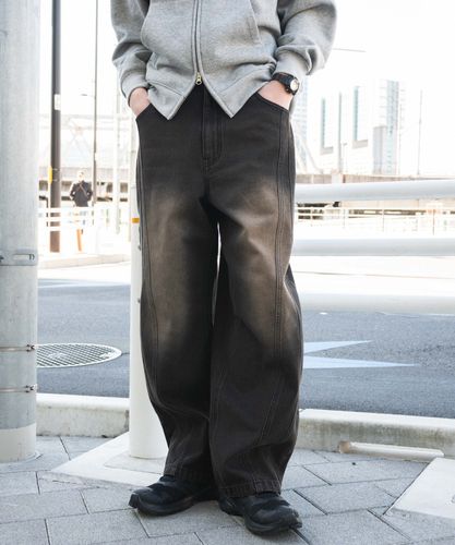 24AW AFB 24aw AFB スーパーバギースタッズ デニムパンツ 24AW AFB 24aw AFB スーパーバギースタッズ デニムパンツ