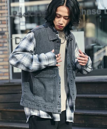 クレイジーパターンデニムジャケット【一部店舗限定】｜WEGO（ウィゴー