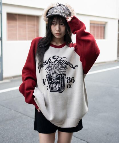 極美品♡OHGA♡特別価格商品♡雑誌掲載商品♡完売品ジャガード トップス ジャガードグラフィックプルオーバー（LS） – WEGO ONLINE STORE