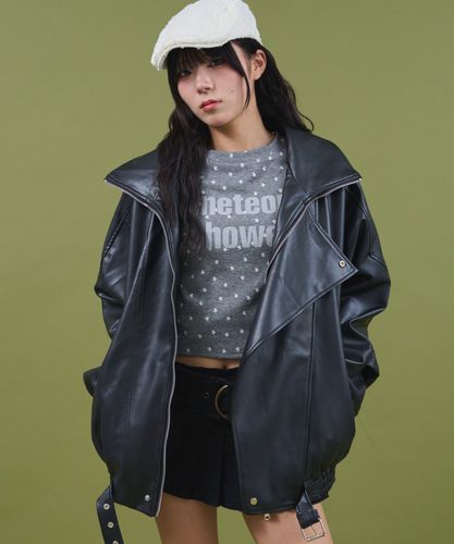 配色ステッチWZIPショートブルゾン【一部店舗限定】｜WEGO（ウィゴー