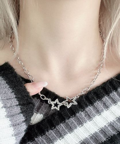 Lスターモチーフボールチェーンネックレス｜WEGO（ウィゴー） – WEGO