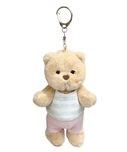 フードサロペくまちゃんぬいぐるみキーホルダー｜WEGO（ウィゴー