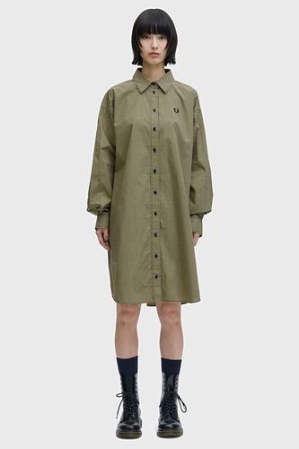Chequerboard Shirt Dress(10 102：BLACK): | FRED PERRY JAPAN