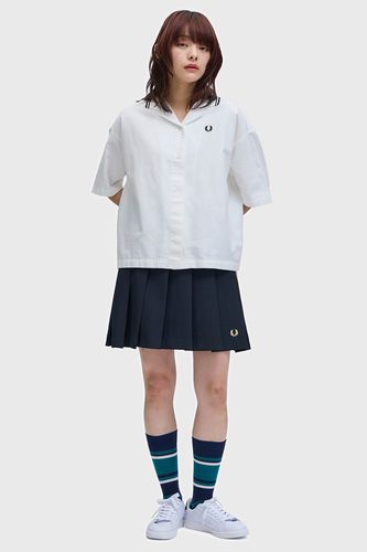 Tipped Placket Detail Shirt(10 129：SNOW WHITE): | FRED PERRY
