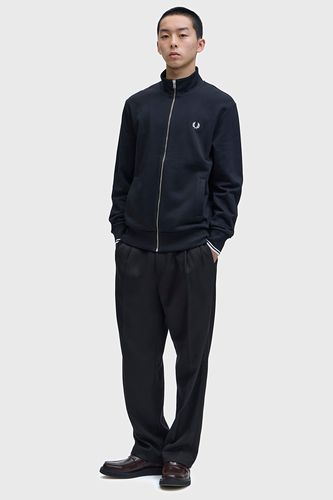 Zip Through Sweatshirt(S Z20：STOCKPORT BLUE): | FRED PERRY JAPAN