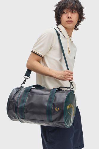 Classic Barrel Bag(1SZ 81A：GRASSROOTS / ECRU): | FRED PERRY JAPAN