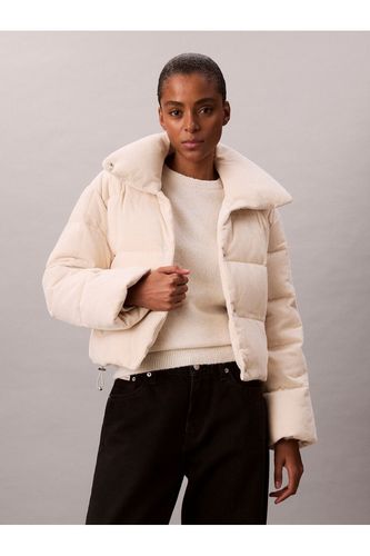 ダウンジャケット - ショートレングススタンドカラーダウンジャケット