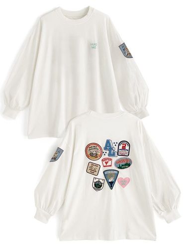 ワッペン刺繍Tシャツ[cc26] | レディースファッション通販のグレイル