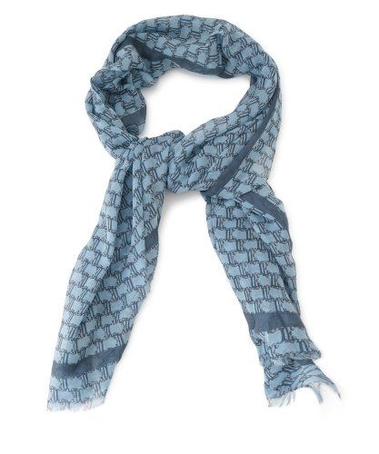 コットン混プリントプチストール|LANVIN en Bleu | レリアン公式