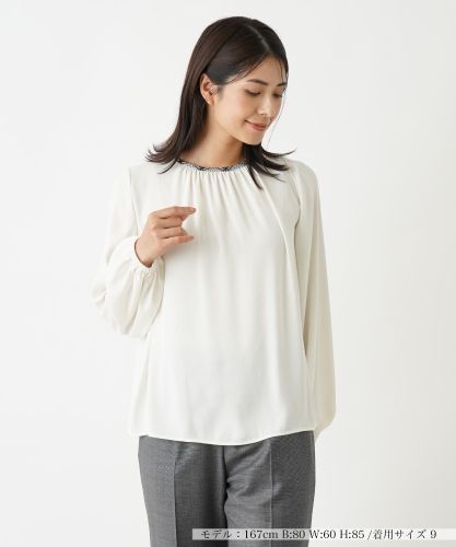 洗えるデザインブラウス|レリアン | レリアン公式オンラインストア