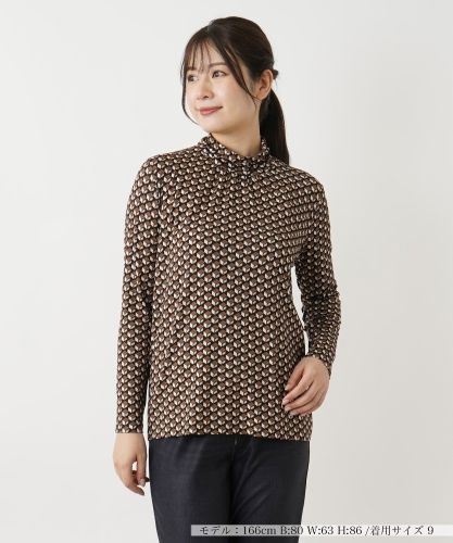 プリントモックネックチュニック|レリアン | レリアン公式オンラインストア